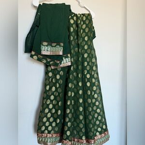 Elegant Green lehenga and top